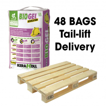 Kerakoll Biogel Revolution Gel Adhesive Rapid Set S1 Grey Full Pallet 20kg (48 Bag Tail Lift)